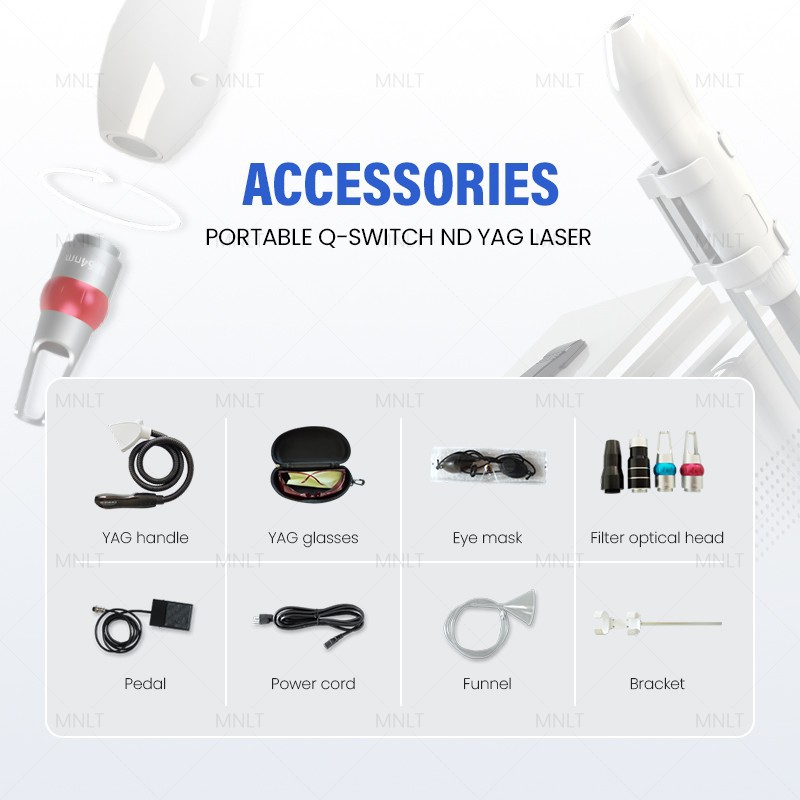 Portable Nd:YAG Laser Machine For Tattoo Removal & Skin Rejuvenation factory